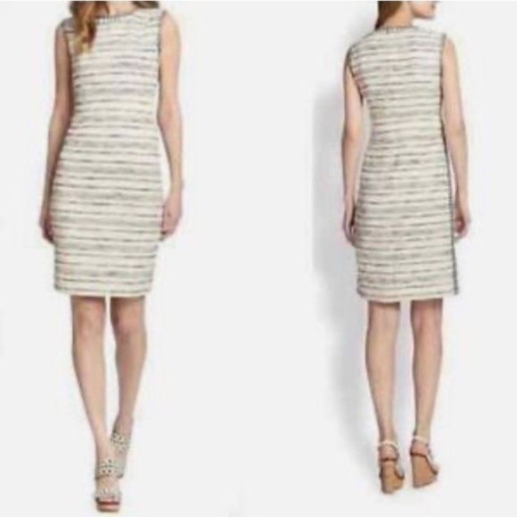 Tory Burch Tweed Sheath Dress Nicole Sleeveless Size 8 M Knee Length 6149 EUC - Picture 14 of 14